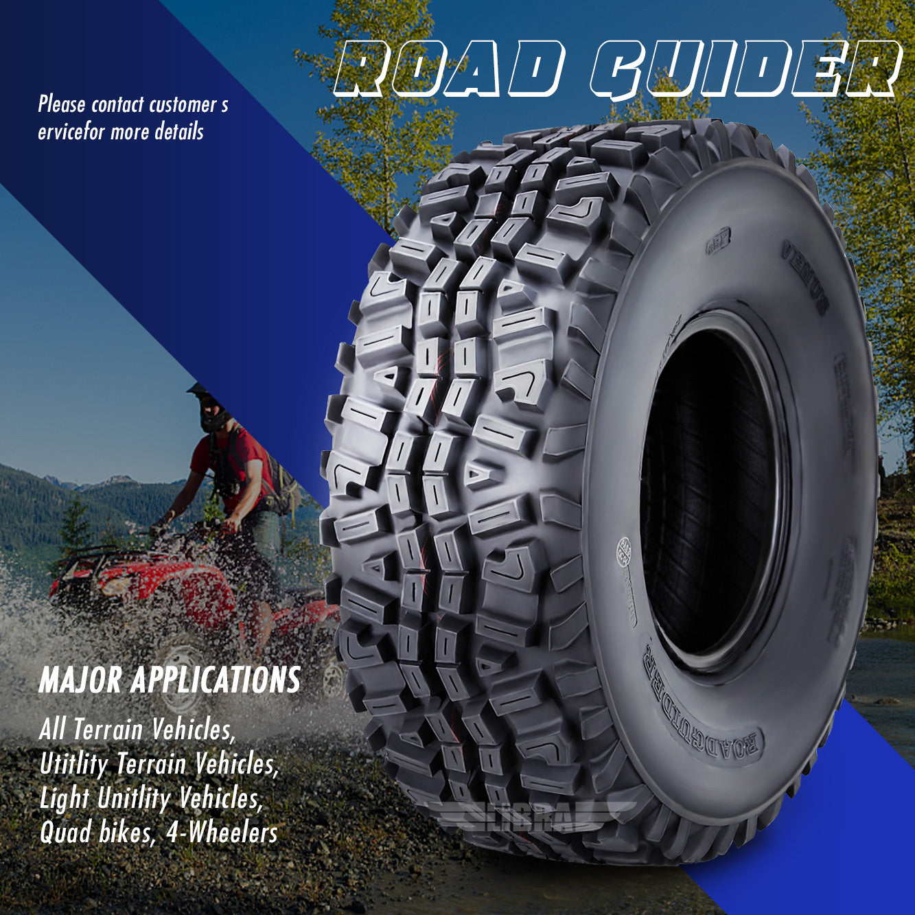 2 New ATV/UTV tires 23x11-10 23x11x10 6PR 10269.