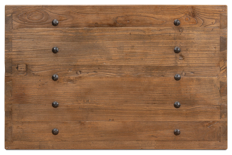 Antique Door Coffee Table Reclaimed Wood   Rustic   Coffee Tables   by Sideboards and Things  Houzz