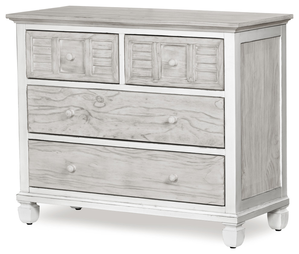 Islamorada 4 Drawer Chest/Single Chest   Beach Style   Accent Chests And Cabinets   by Sea Winds Trading  Houzz