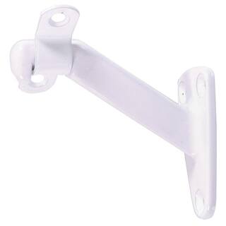 Hardware Essentials White Heavy Duty Handrail Bracket (5-Pack) 852258