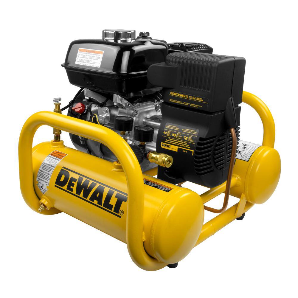 DW 4 Gal. Portable Honda Gas Powered Oil Free Direct Drive Air Compressor DXCMTA5590412