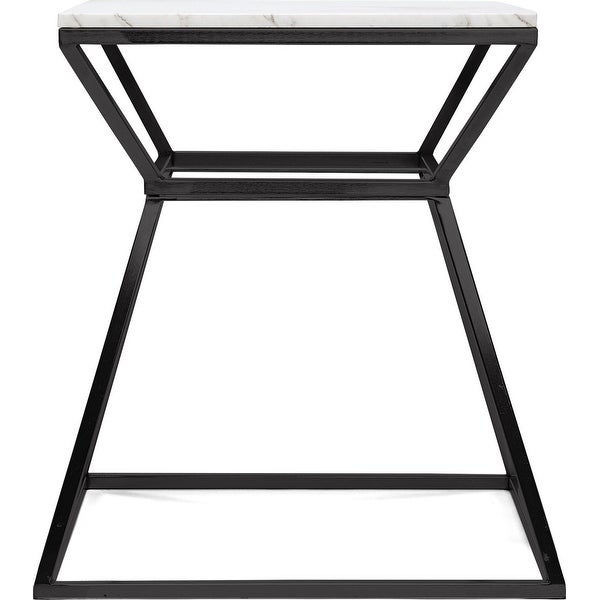 Adore Decor Audrey Marble Side Table