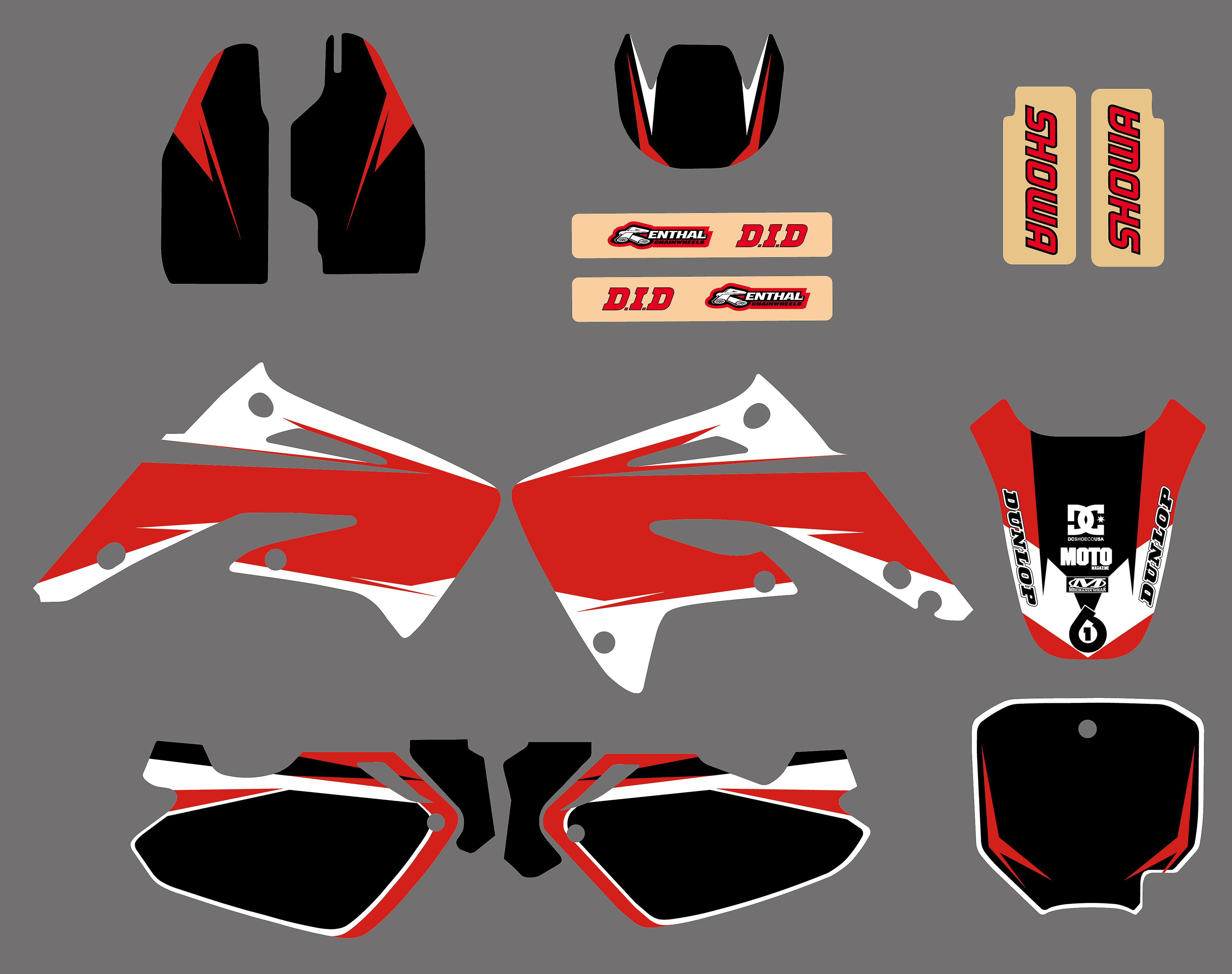 Born Pretty Graphics andamp; Background Decal Sticker Kit For Honda Cr85r Cr85 Liquid Cooled 2 Strokes 2003 04 05 06 07 08 09 10 11 2012 Cr 85 85r