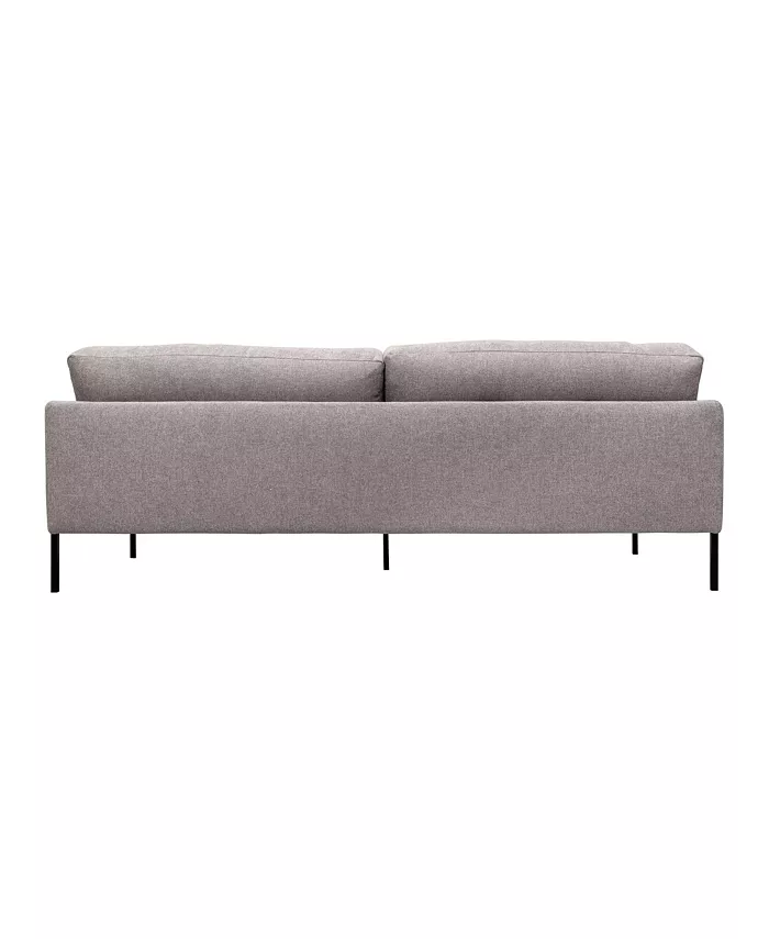 Armen Living Michalina 84 Polyester with Metal Legs Sofa