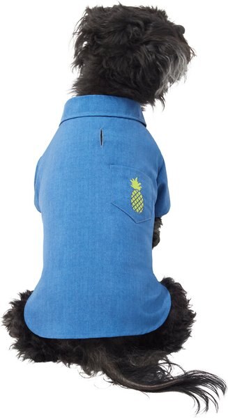 Frisco Chambray Pineapple Dog and Cat Shirt