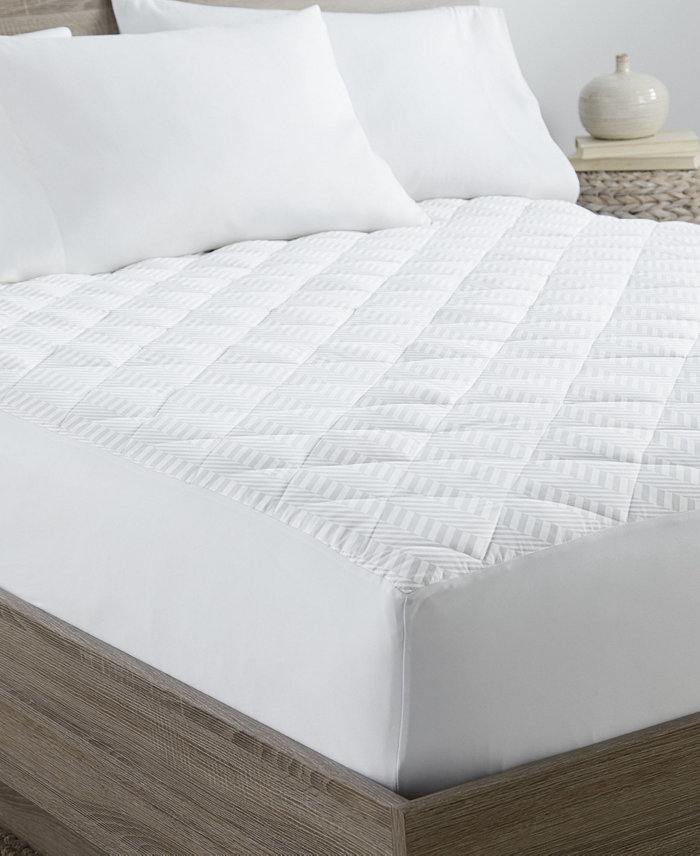 Charter Club Continuous Support Mattress Pad， Queen，