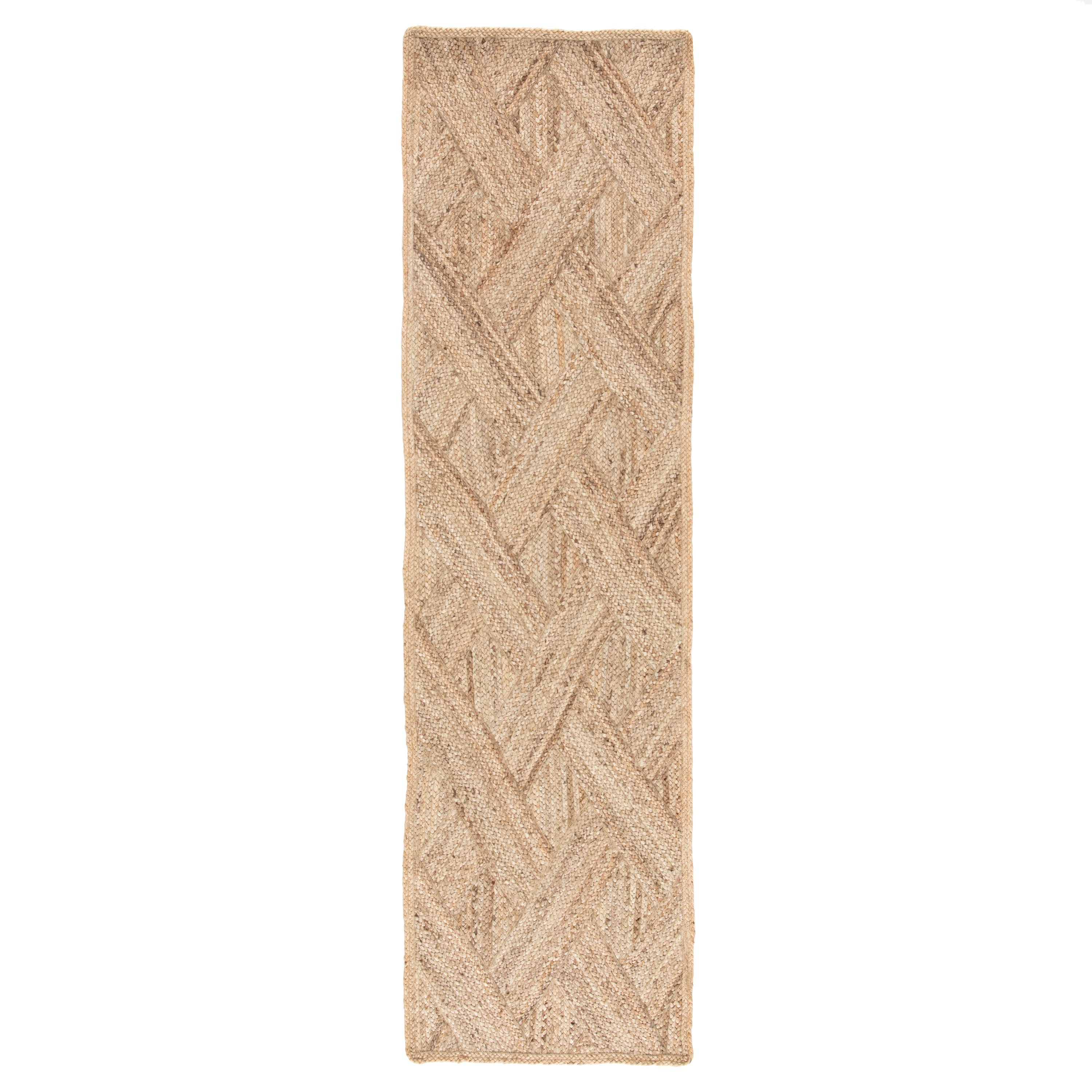 Vero Natural Trellis Beige Area Rug