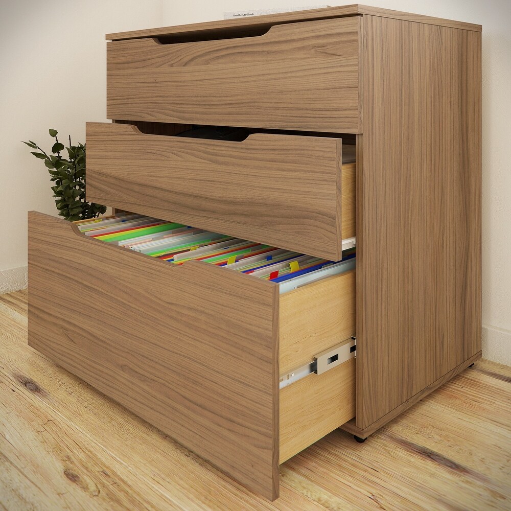 Nexera Arobas 3 Drawer Storage and Filing Cabinet