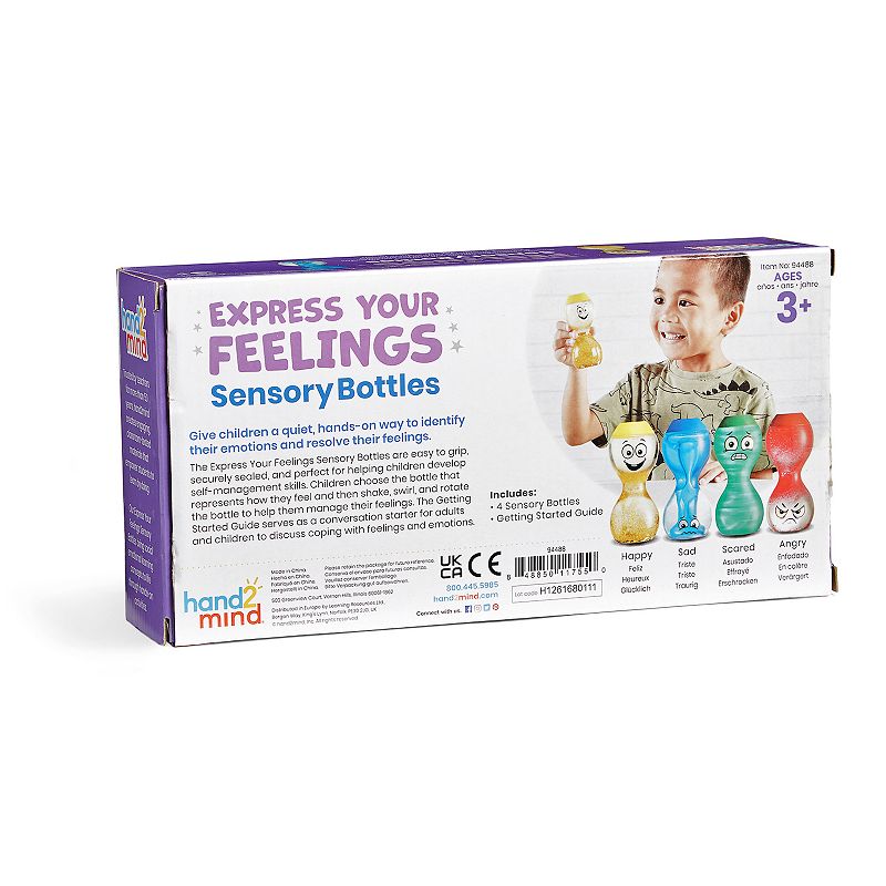 hand2mind Express Your Feelings Sensory Bottles