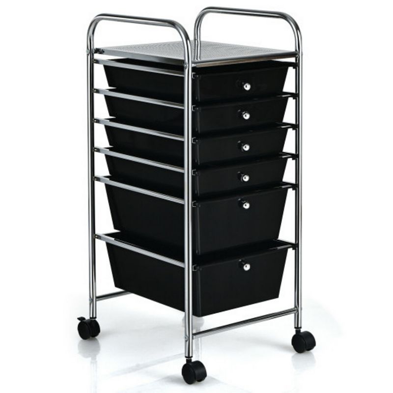 6 Drawers Rolling Storage Cart Organizer