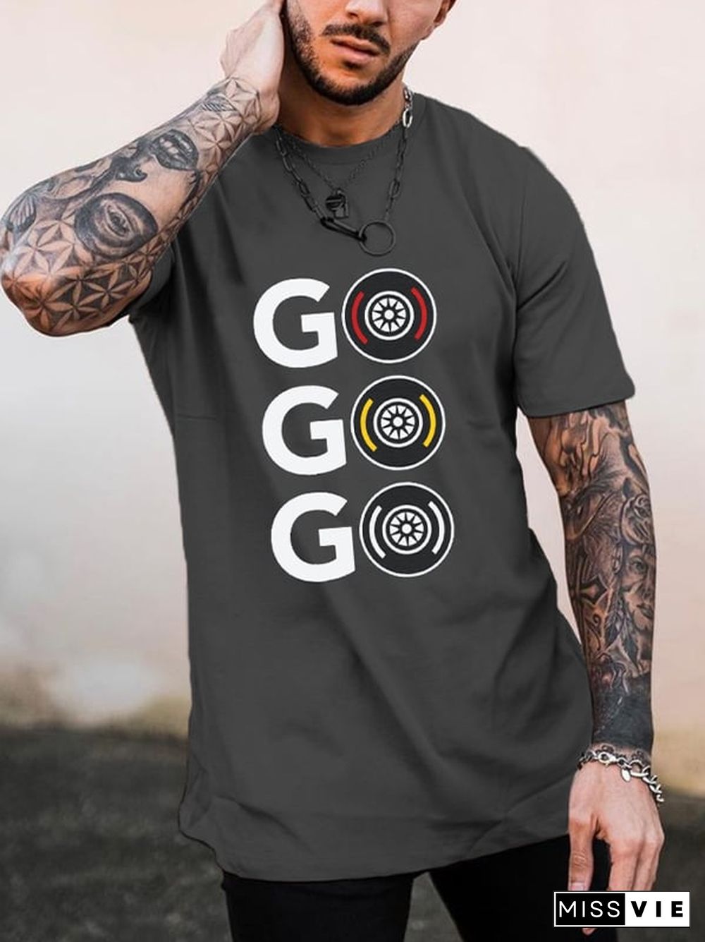 Men's Racing Casual T-Shirt