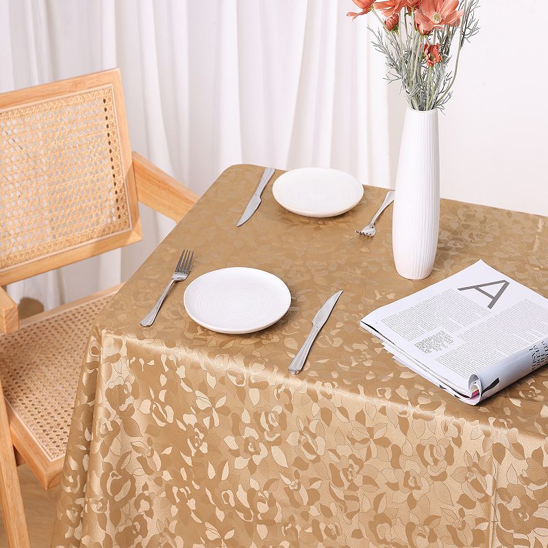 Rectangle Pvc Wrinkle-resistant Washable Suitable Restaurant Table Cover 1 Pc， 47 X 47