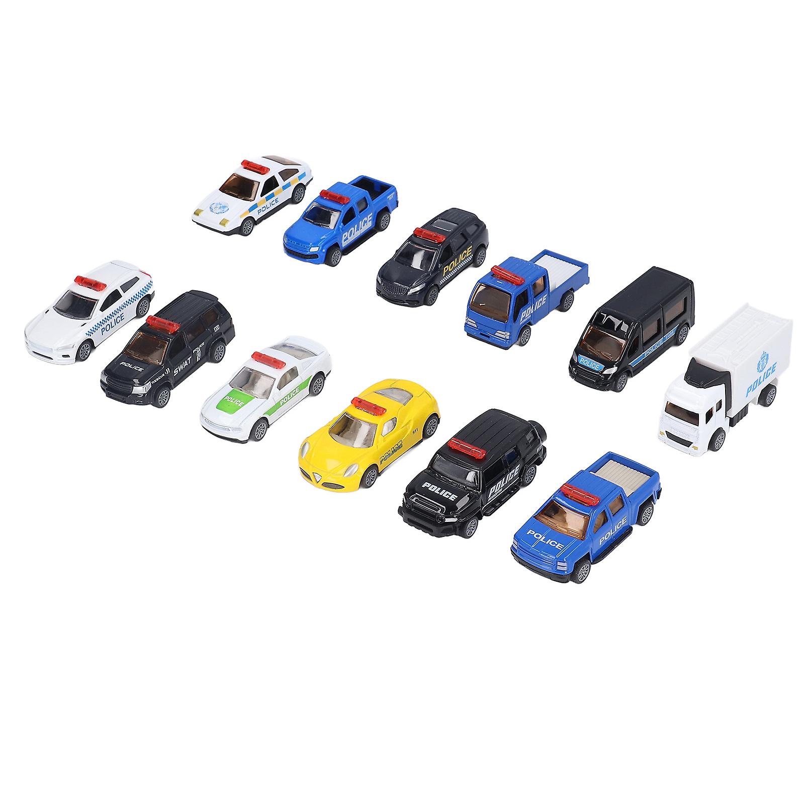 12pcs 1:60 Alloy Car Model Simulated Exquisite Pull Back Vehicle Model Toy Collection Gift For Children