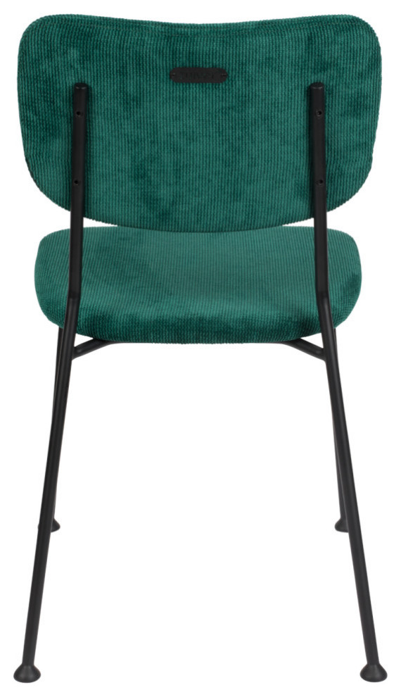 Green Upholstered Dining Chairs (2)  Zuiver Benson   Mediterranean   Dining Chairs   by Luxury Furnitures  Houzz