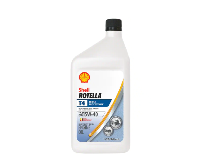 Shell Rotella T 15W-40 Motor Oil， 1 Quart -550045141