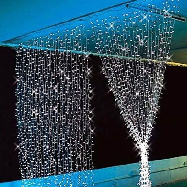 300LED Outdoor String Curtain Lights Fairy LED Decoration Valentine Christmas Lights 3M