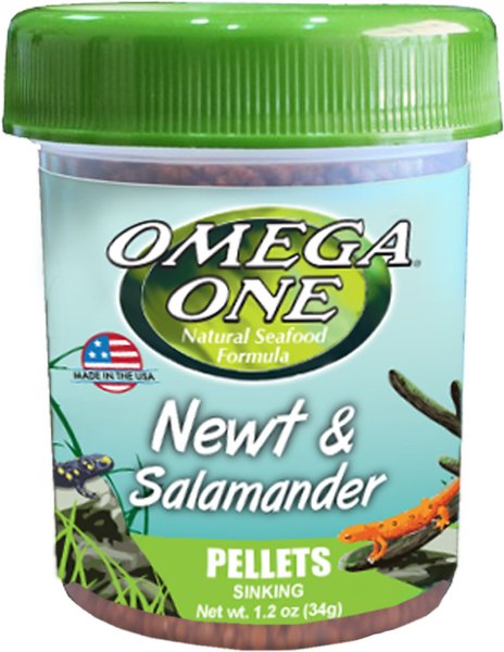 Omega One Newt and Salamander Sinking Pellets Food