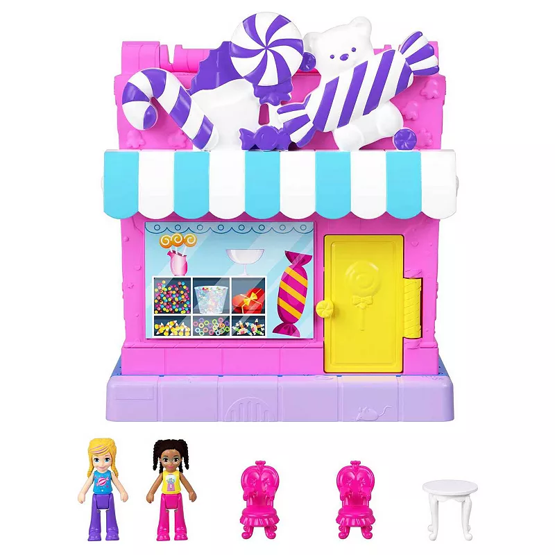 Polly Pocket Pollyville Sweet Store Dolls and Playset