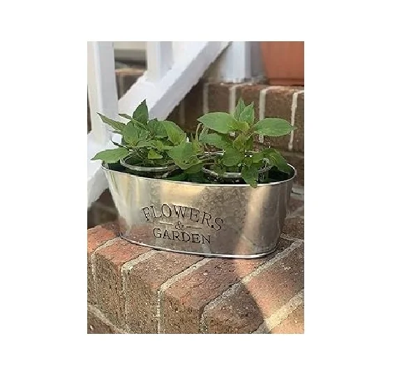 Gardening Supplies Flower Pot Home   Garden Decorative Brass Metal Galvanized Planter Indoor Outdoor At Cheapest Price