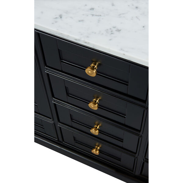 Audrey Black Onyx 60-Inch Vanity Console