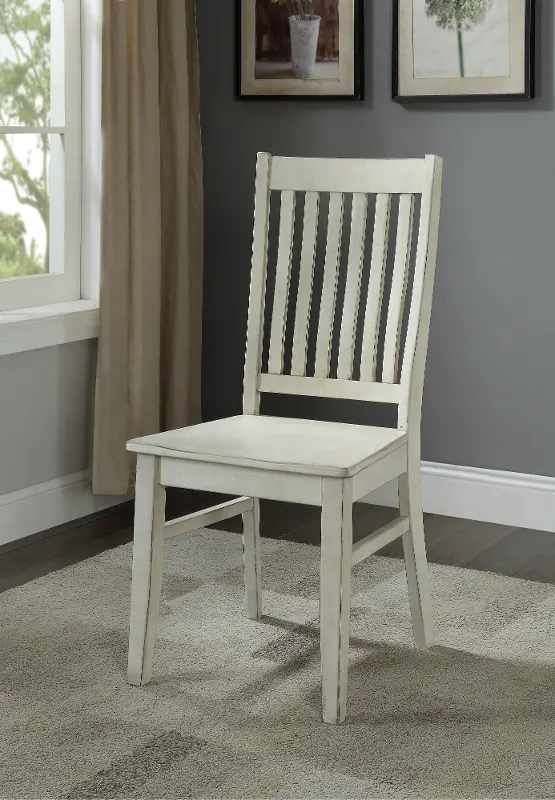 Traditional White Dining Room Chair -Orchard Park