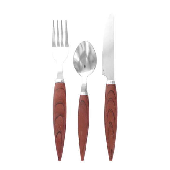 Packnwood 210CVINBOIS Stainless Steel Cutlery Set ...