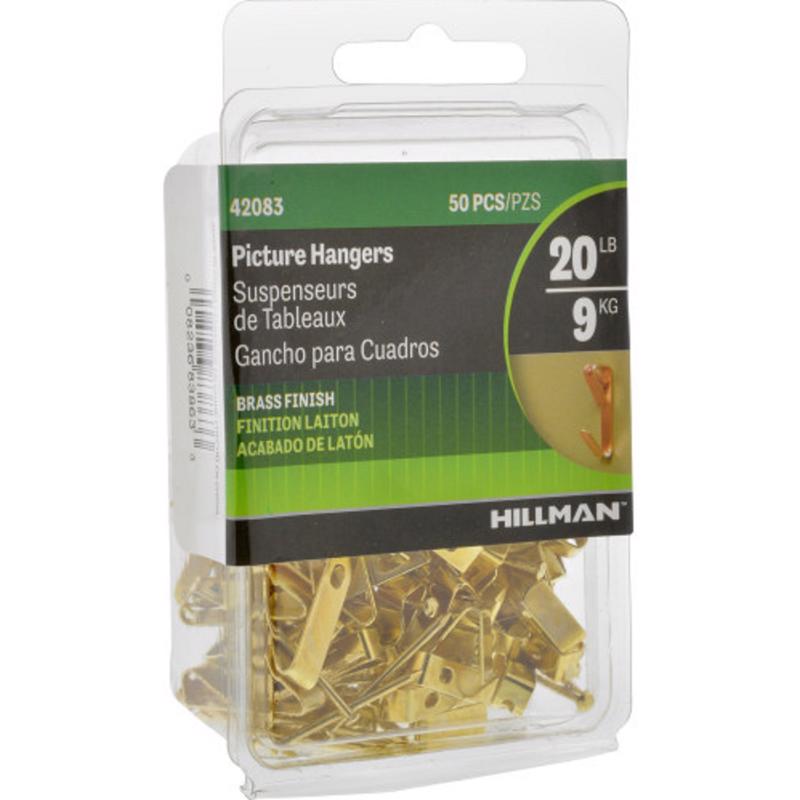 PICTURE HANGER 20LB 50PC