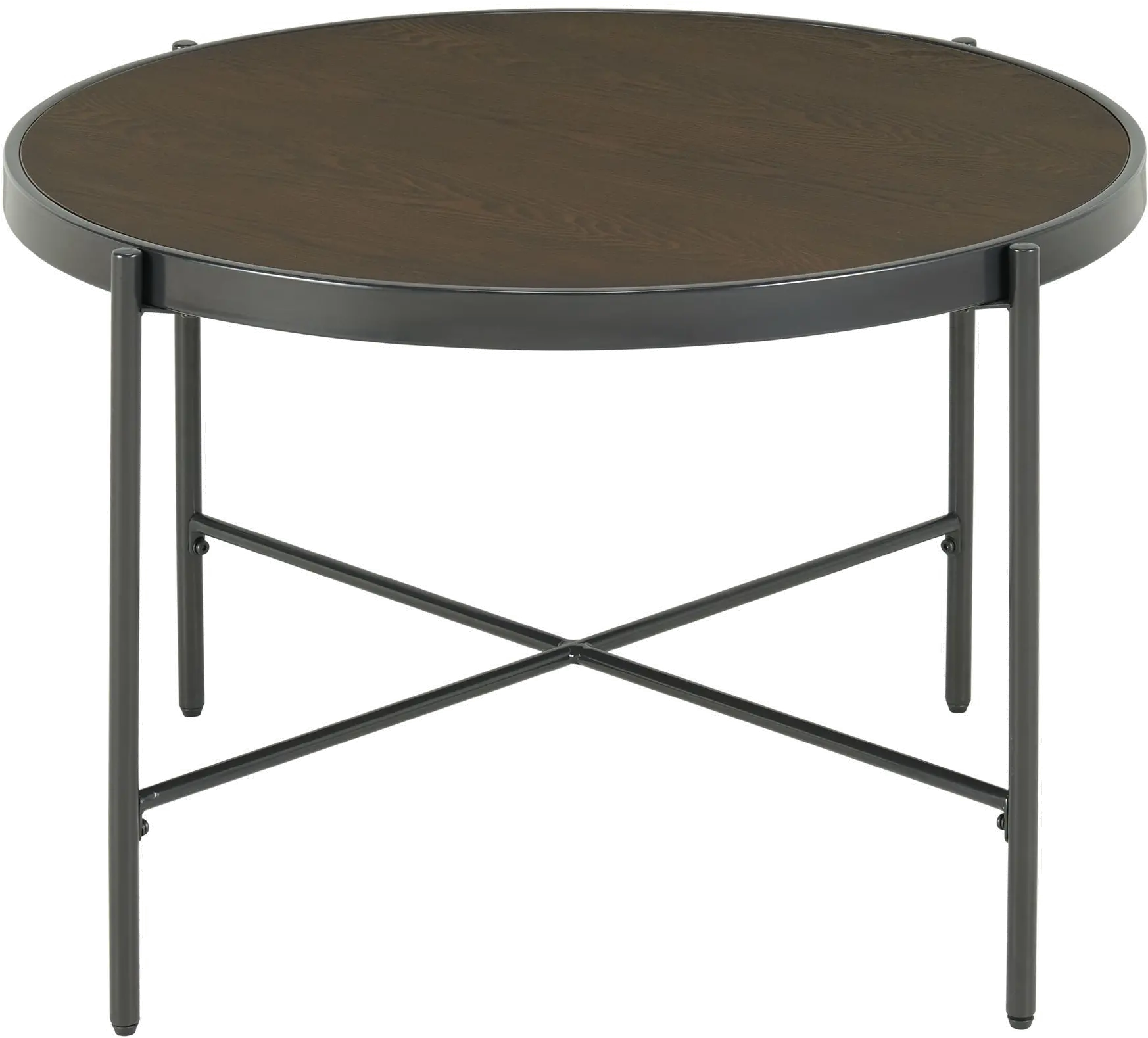 Vienna Black and Brown Wood Coffee Table