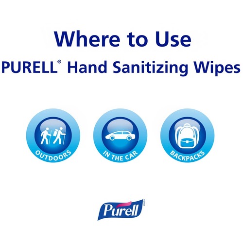 Gojo Alcohol Hand Sanitizing Wipes  GOJ903012