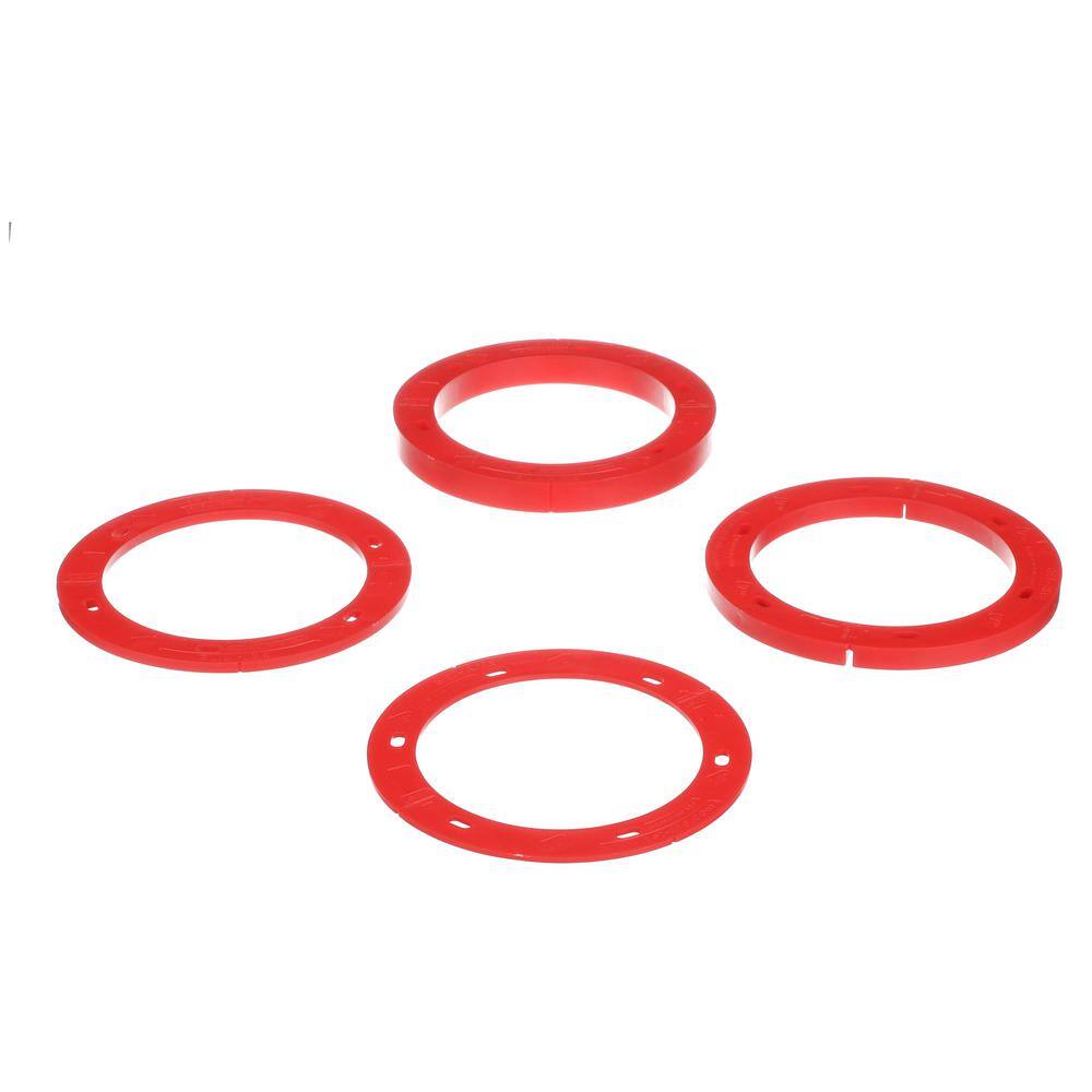 Oatey 18 in. - 34 in. Toilet Flange Spacer Kit 43406