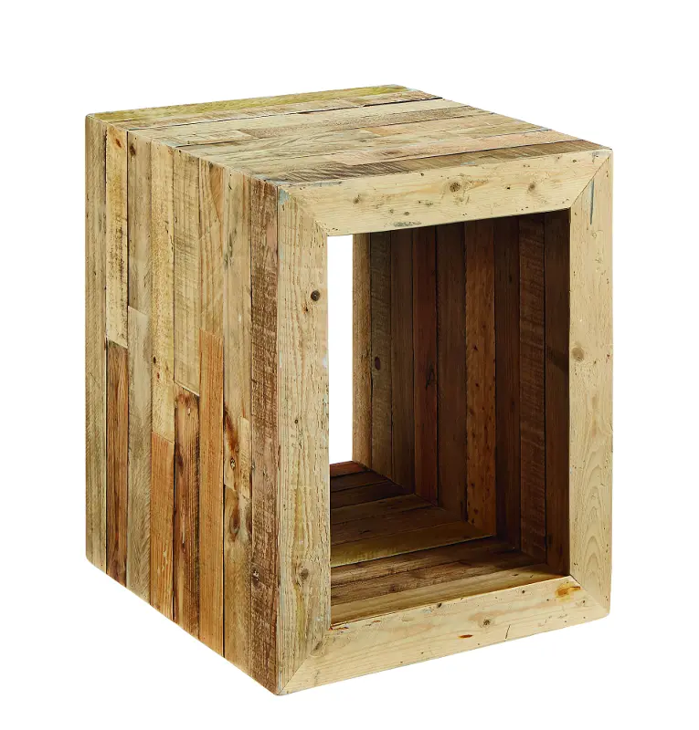 Magnolia Home Furniture Driftwood Accent End Table