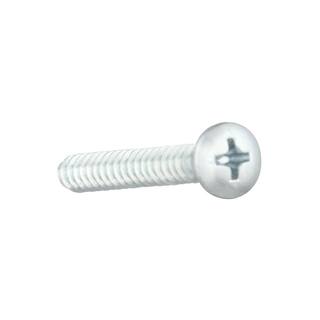 Everbilt #8 x 1 in. Zinc Plated Phillips Pan Head Sheet Metal Screw (100-Pack) 823352