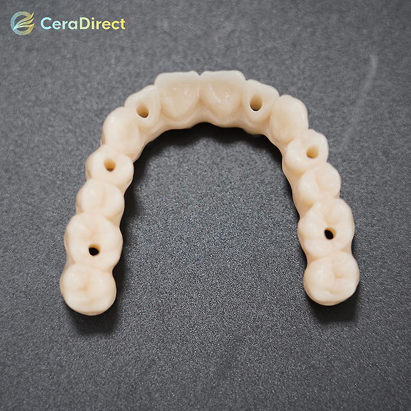 Born Pretty Ceradirect Ht White Dental Zirconia For Ag System71mmfor Dental Lab Cad/cam