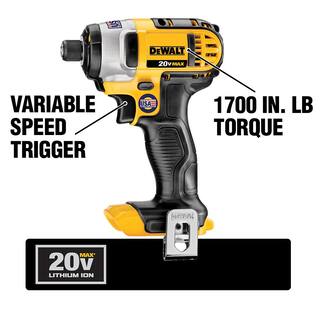 💥DW 20V MAX XR Cordless Brushless 12 in. DrillDriver 20V MAX 14 in. Impact Driver (1) 20V 5.0Ah Battery Charger  Bag DCD791P1WDCF885