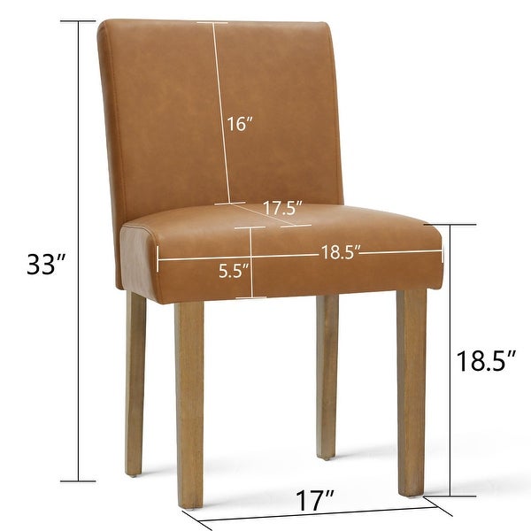 PU Leather Upholstered Dining Chairs