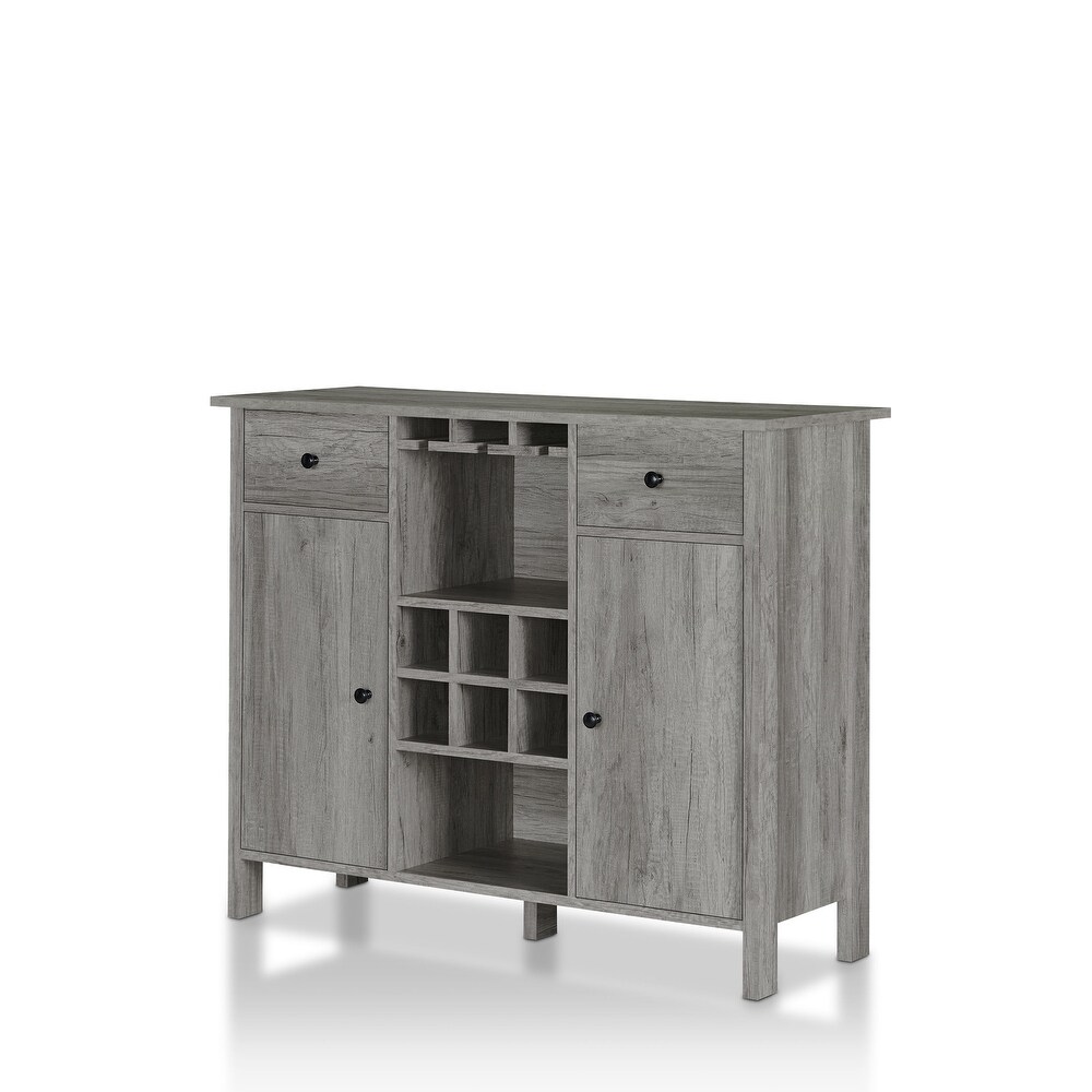 Furniture of America Madrid Contemporary 5 shelf Buffet