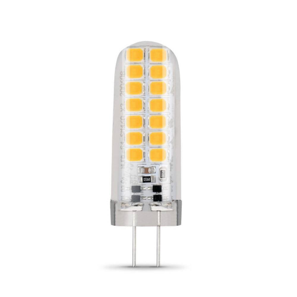 Feit Electric 35-Watt Equivalent T4 G4 Bi-Pin Base Landscape 12-Volt LED Light Bulb Bright White 3000K BP35G4830LEDHDRP