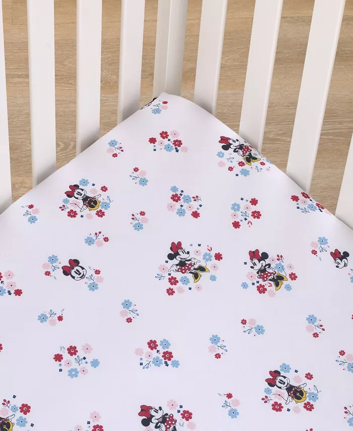 Disney Minnie Mouse Small Town Mini Crib Sheet