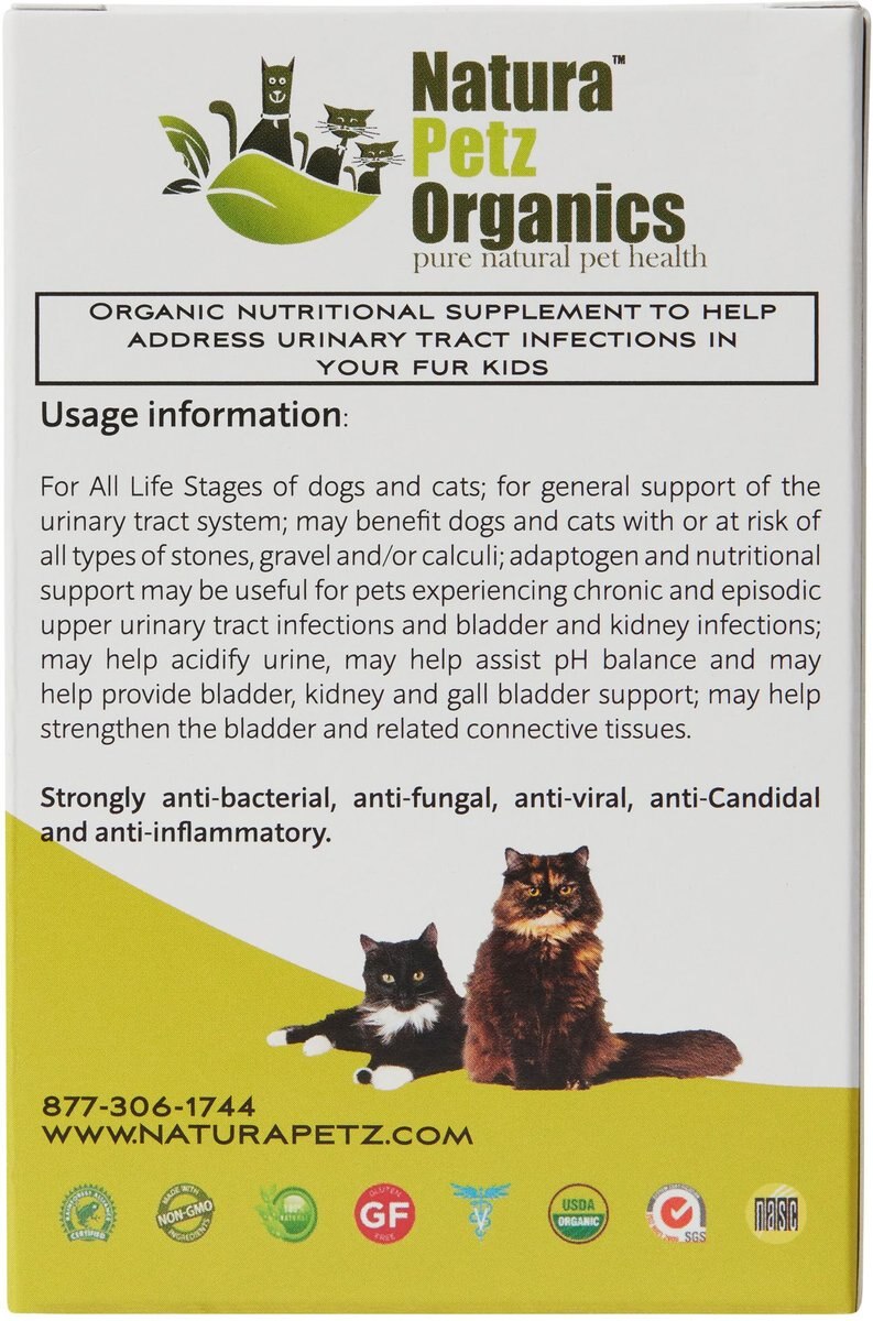 Natura Petz Organics Starter Pack Homeopathic Medicine for Urinary Tract Infections (UTI) for Cats