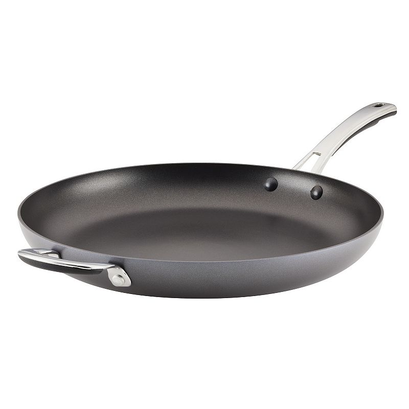 Rachael Ray Cook + Create 14-in. Hard-Anodized Nonstick Frypan with Helper Handle