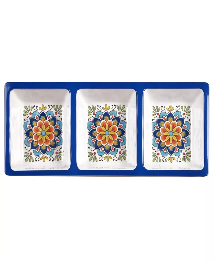 Certified International Portofino Melamine 3-Pc. Hostess Set