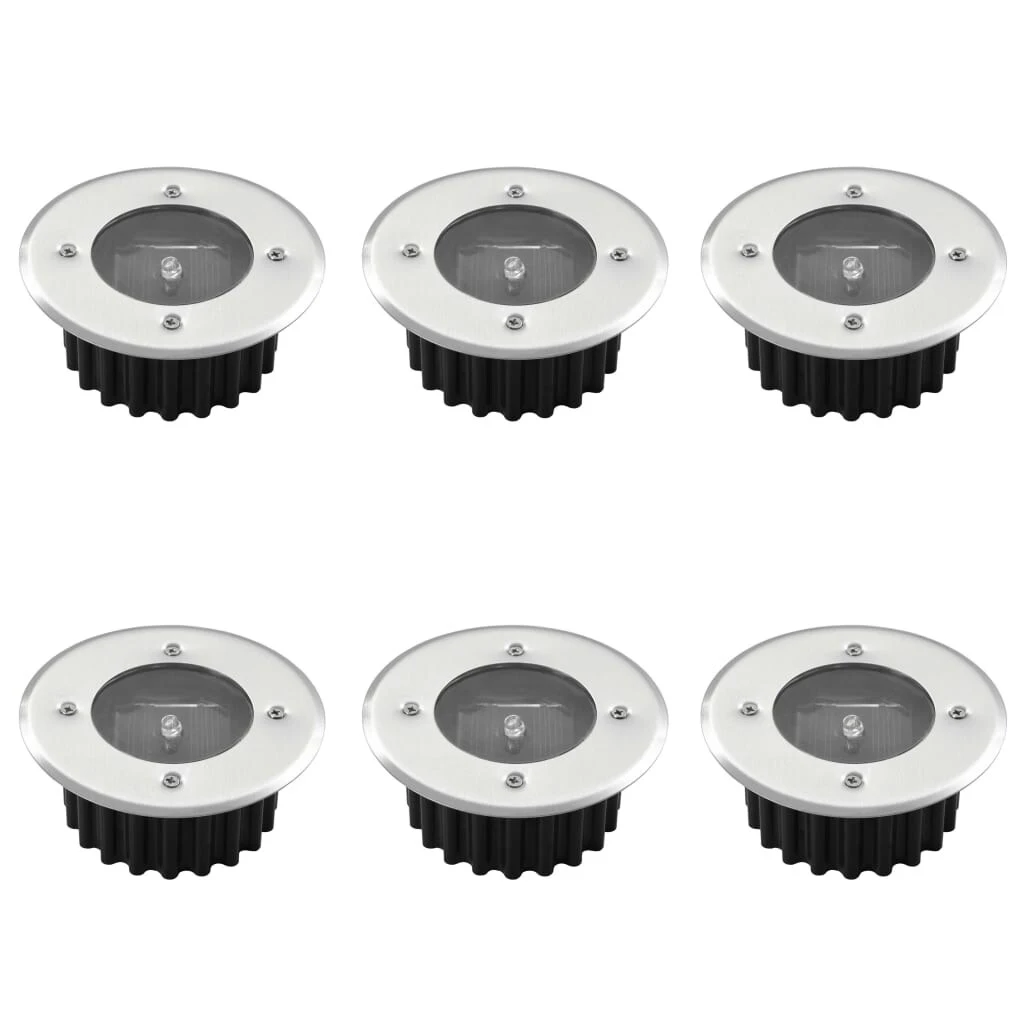 Solar 6xround Ground Spot