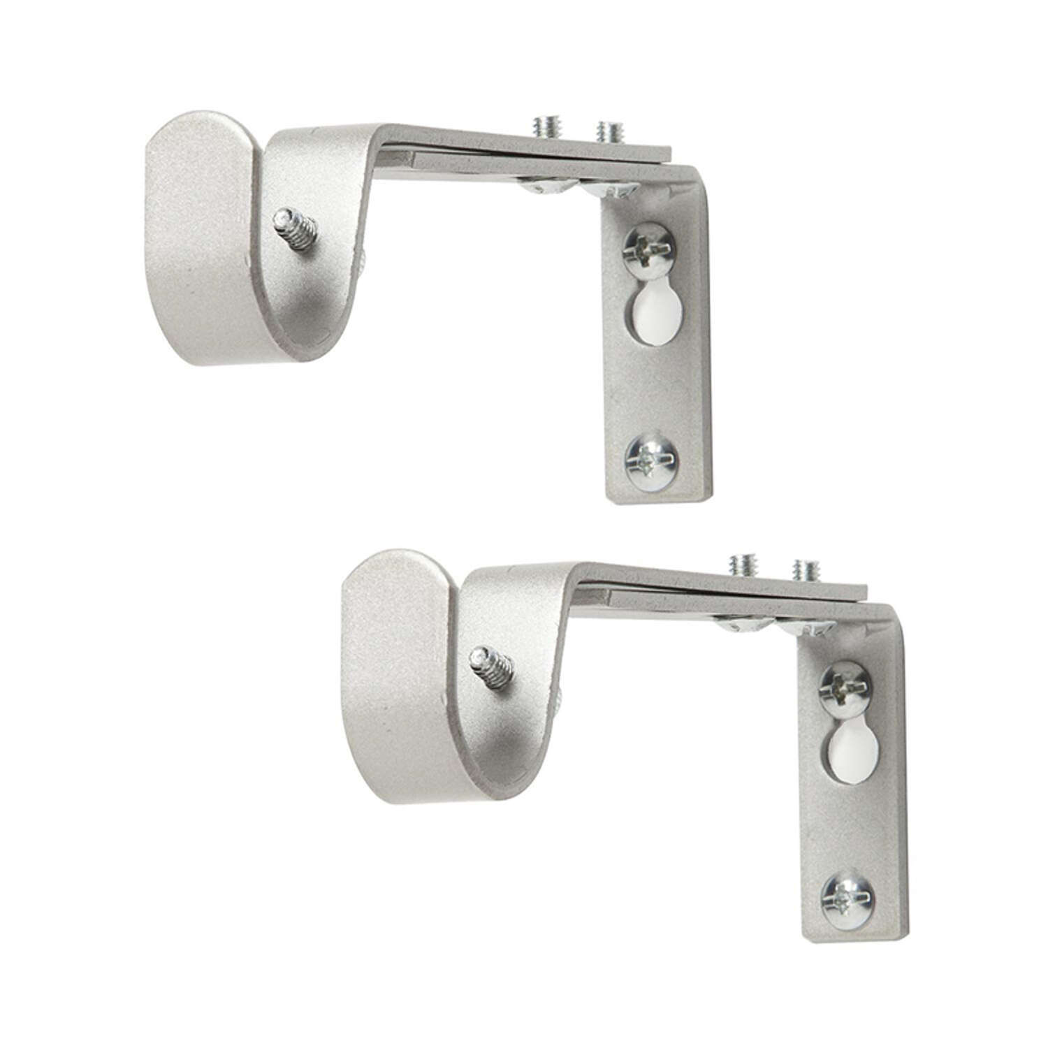 Kenney Satin Nickel Silver Adjustable Bracket 3/4 in. L