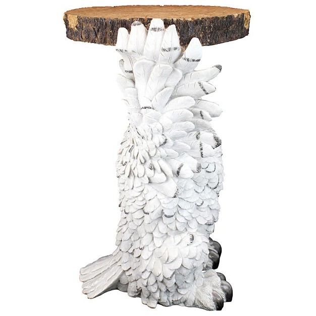 Design Toscano Wisdom Owl Sculptural Side Table