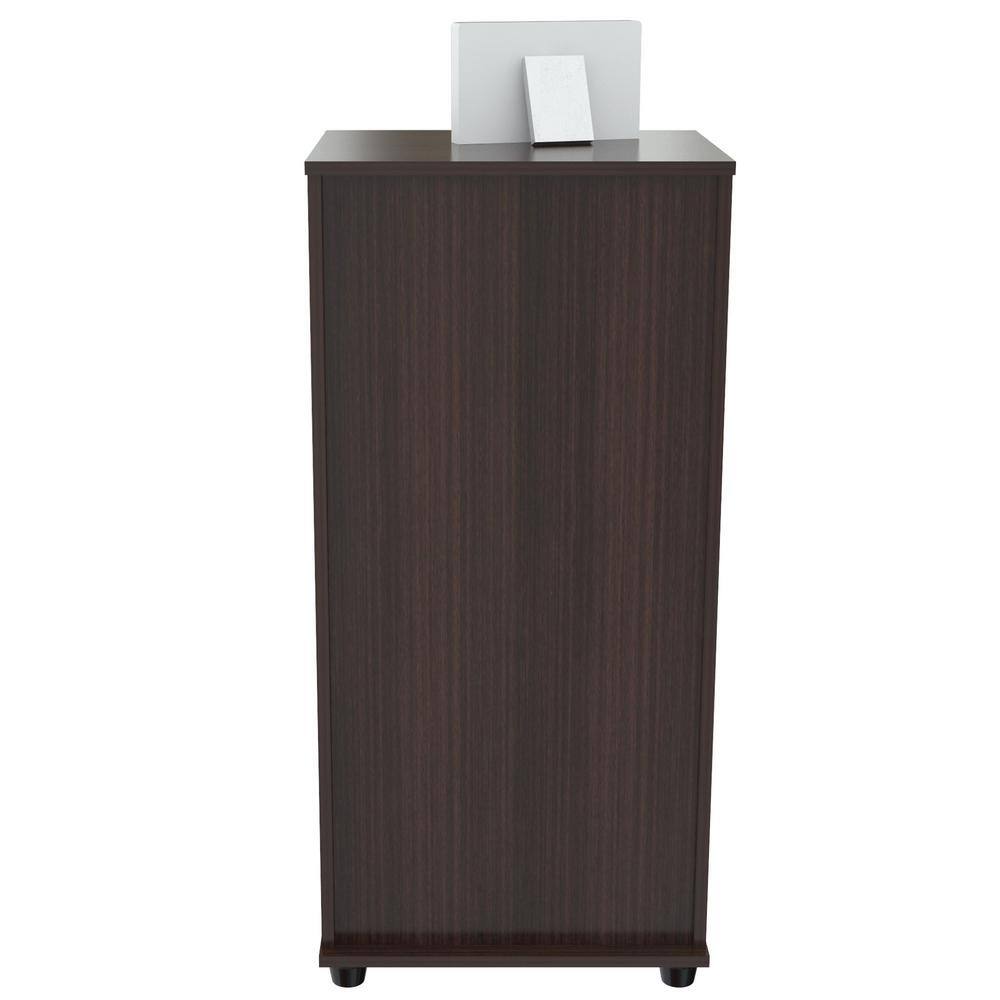 Inval Espresso Wengue Filing Cabinet AR-3X3R