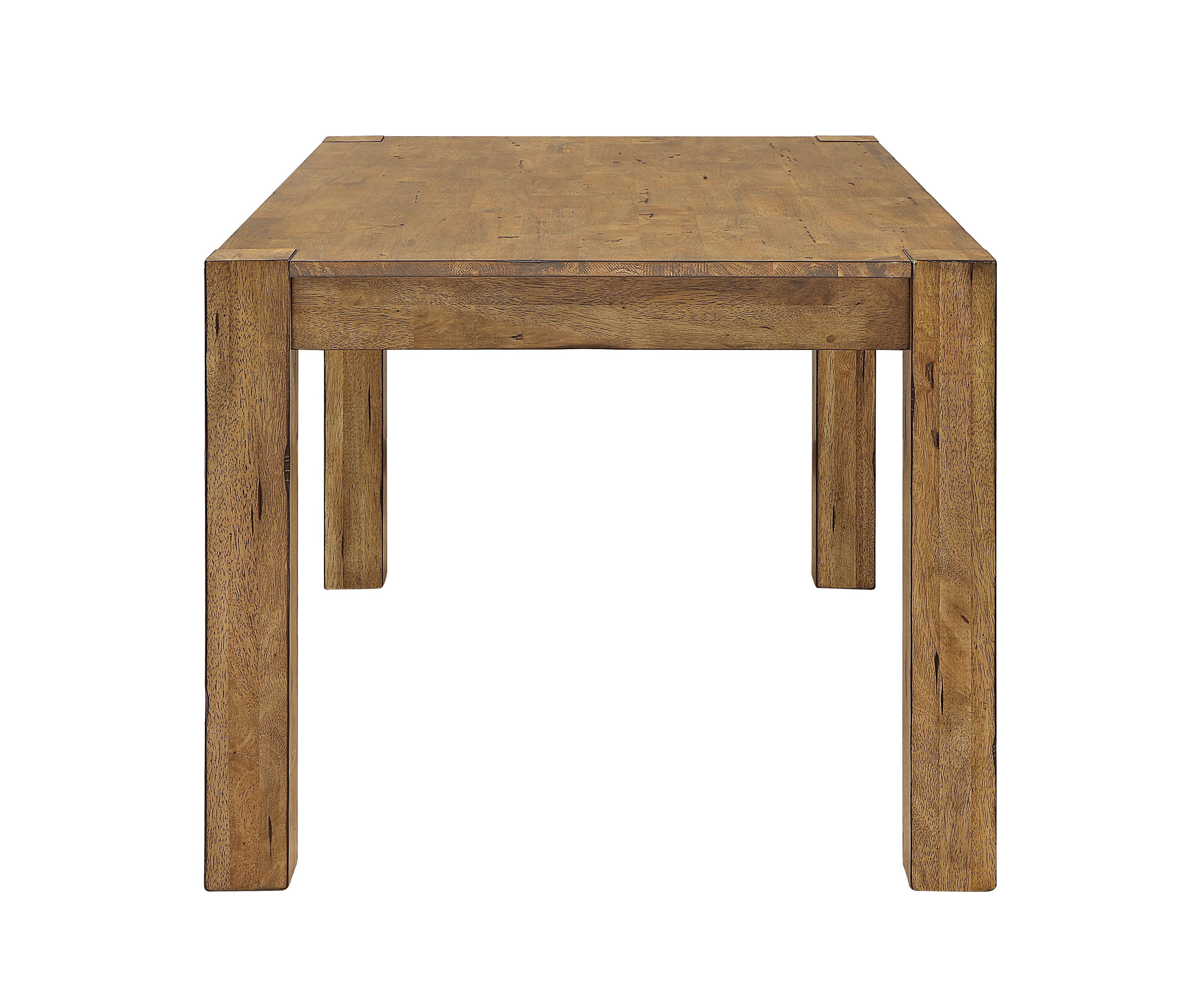 Better Homes & Gardens Bryant Solid Wood Dining Table, Rustic Brown