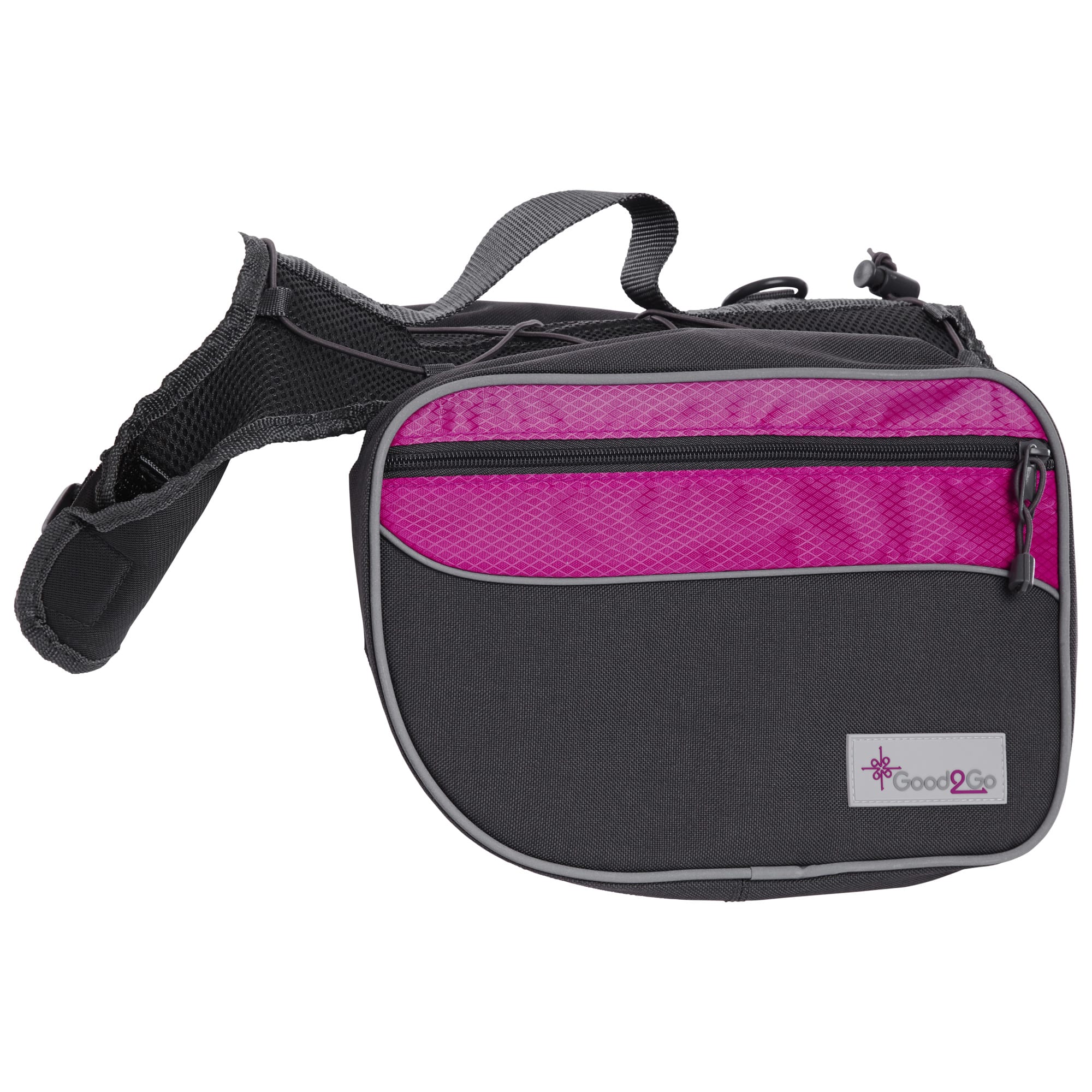 Good2Go Pink Dog Backpack， Medium