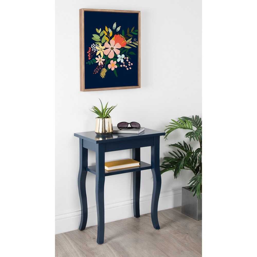 Kate and Laurel Lillian Wood Side Table   18x12x24