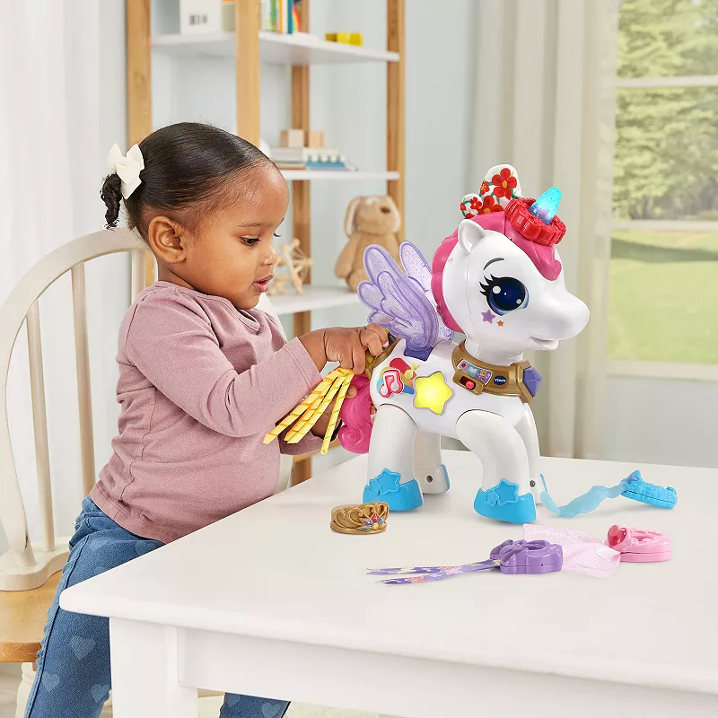 VTech Style and Glam On Unicorn With Accessories Toy