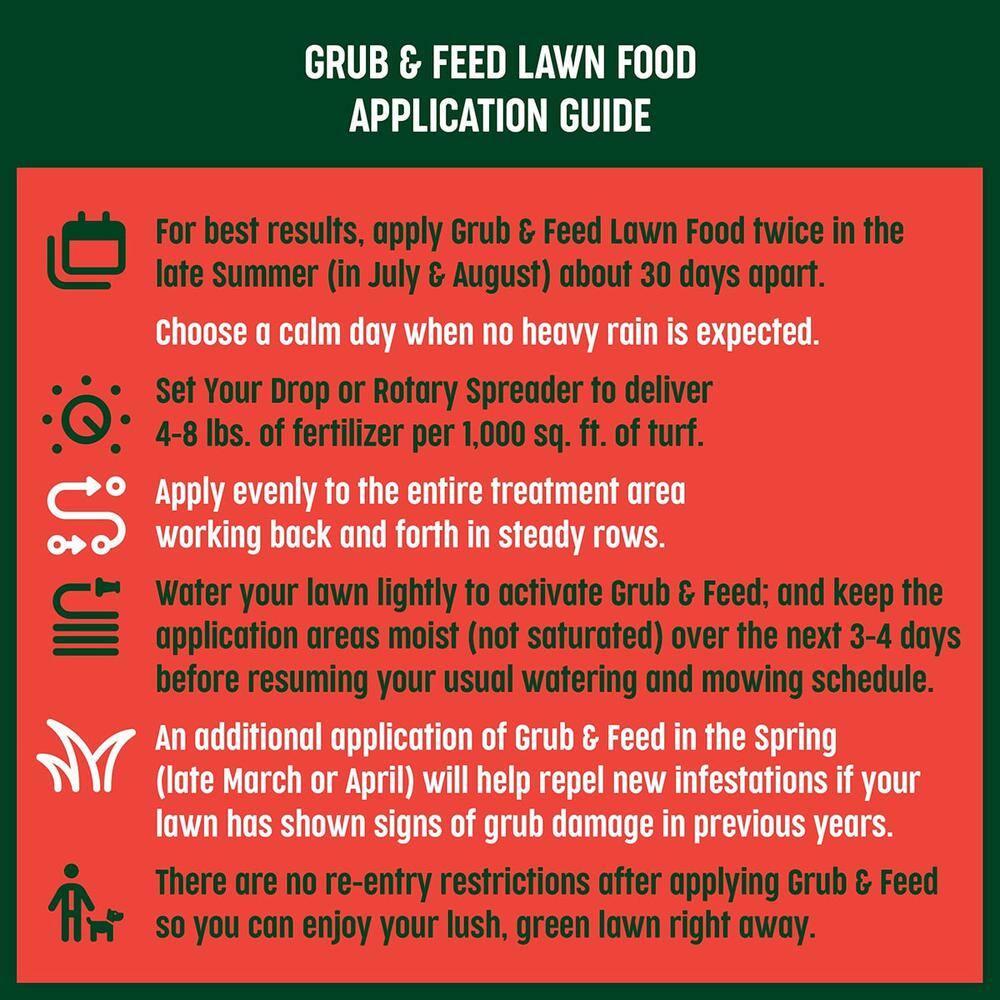 Purely Organic Products 15 lbs. Grub and Feed Lawn Food 10-0-2 Covers 3000 sq. ft. POP-GRUB1002